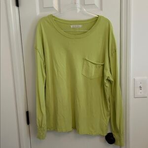 We The Free Vibrant Green Top